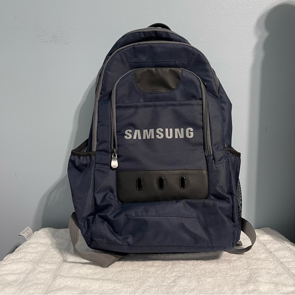 Samsung unisex all purpose Navy Blue Backpack